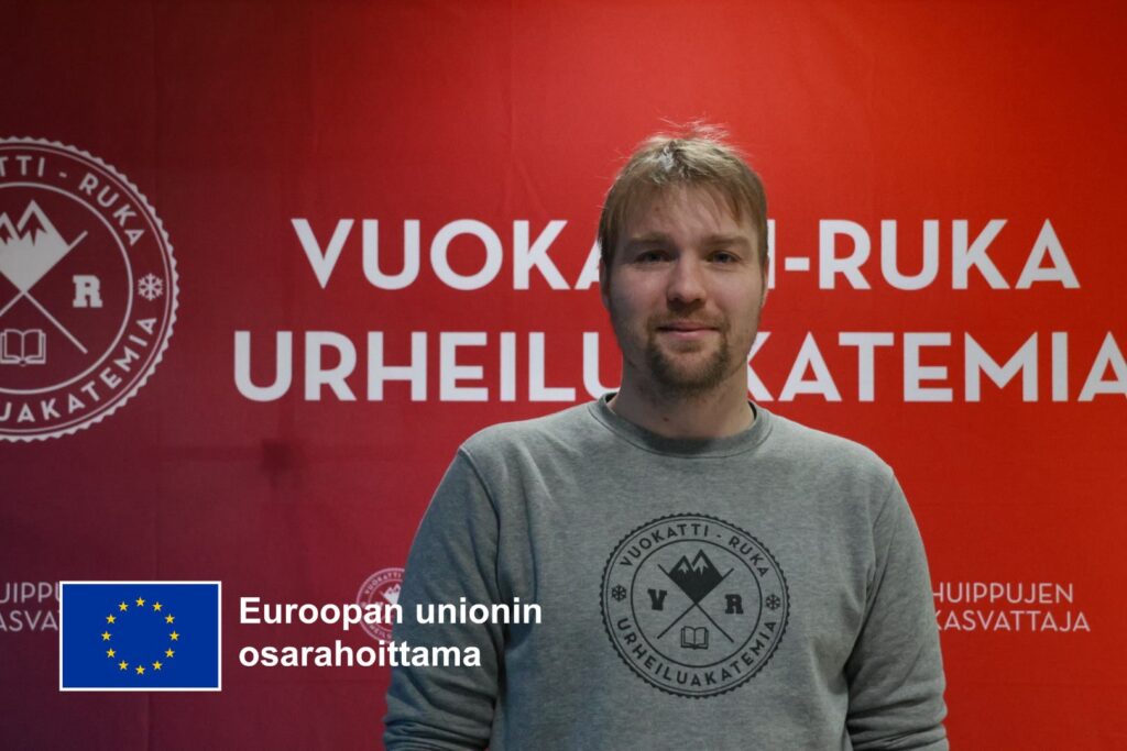 Kuva Timo Eronen ja EU-lippu sekä teksti Euroopan unionin osarahoittama.