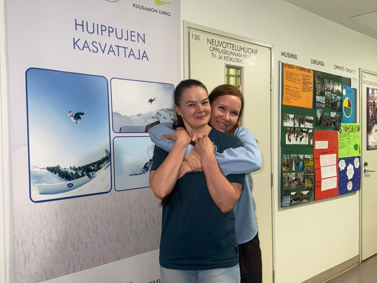 Kuvassa Kuusamon psyykkinen valmentaja Kaisa Jauhiainen ja Life Coach Heidi Tuominen