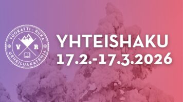 Luminen maisema, jonka päällä lukee teksti YHTEISHAKU 17.2.-17.3.2026